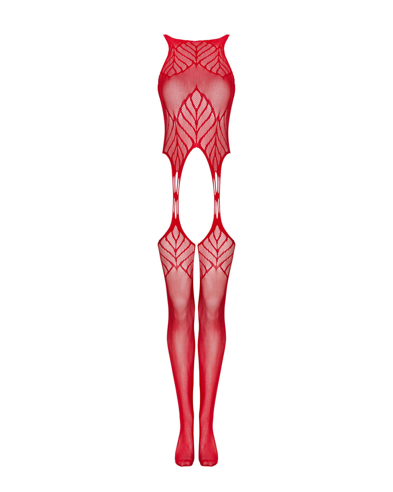 Czerwone bodystocking