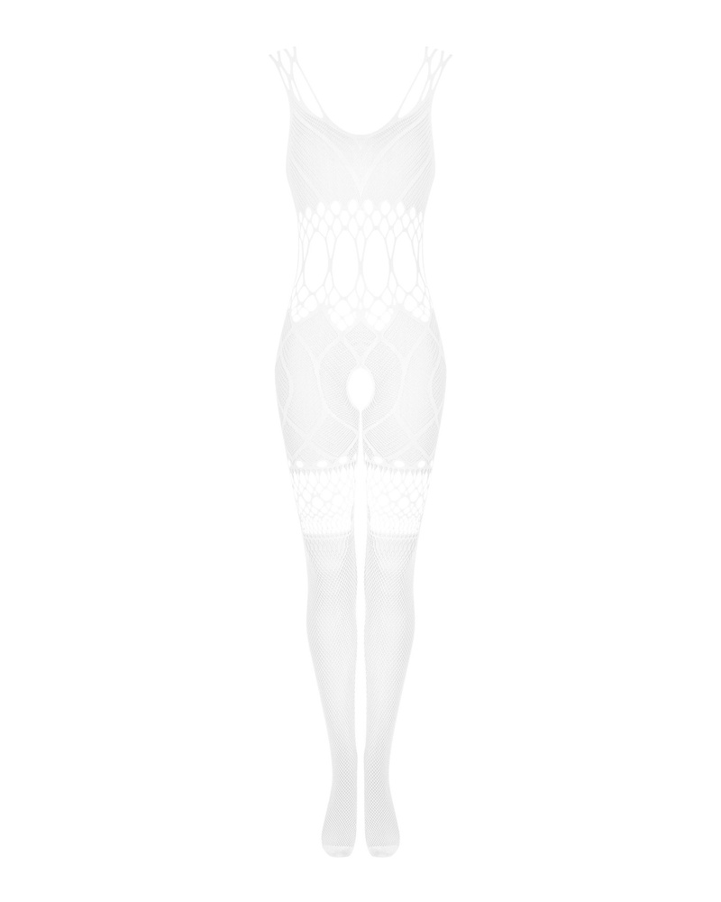 Białe bodystocking